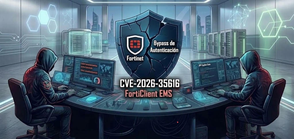 Alerta Crítica de Ciberseguridad: Detectan Vulnerabilidad de Bypass de Autenticación en Fortinet FortiClient EMS (CVE-2026-35616)